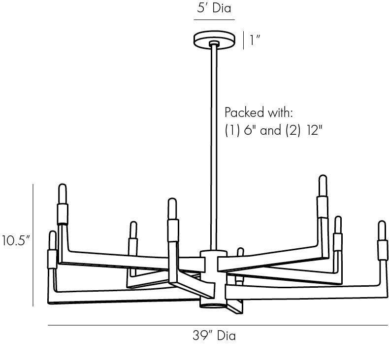 Люстра Arteriors GRIFF CHANDELIER Люстра Arteriors GRIFF CHANDELIER в Волгограде