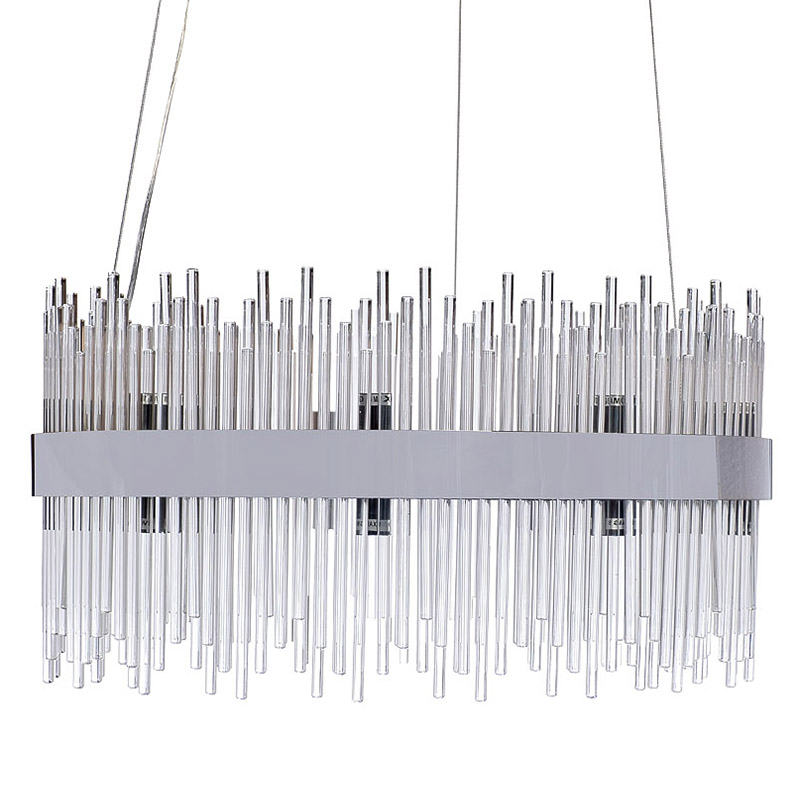 Люстра Nembus Chandelier 60 chrome Хром Прозрачный Люстра Nembus Chandelier 60 chrome Хром Прозрачный в Волгограде | Loft Concept