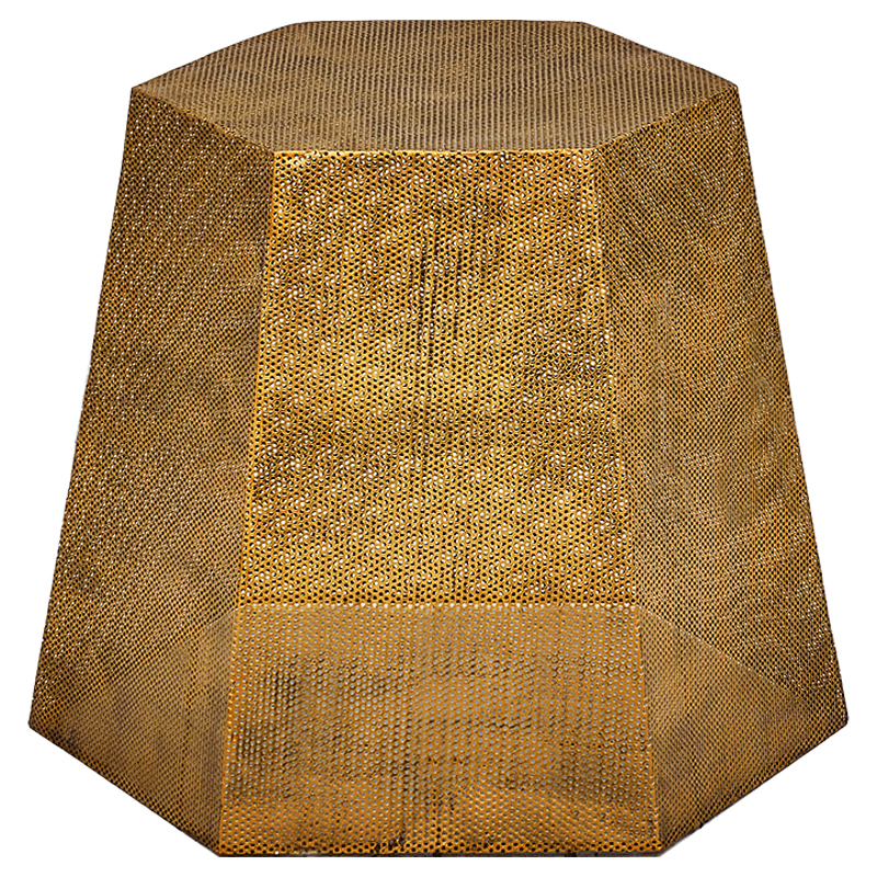 Приставной стол Gold Mesh side table Золотой Приставной стол Gold Mesh side table Золотой в Волгограде | Loft Concept