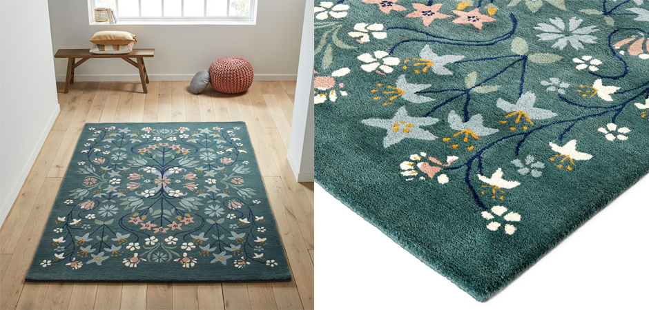 Ковер Floral Pattern 100% шерсть Ковер Floral Pattern 100% шерсть - Loft-Concept в Волгограде