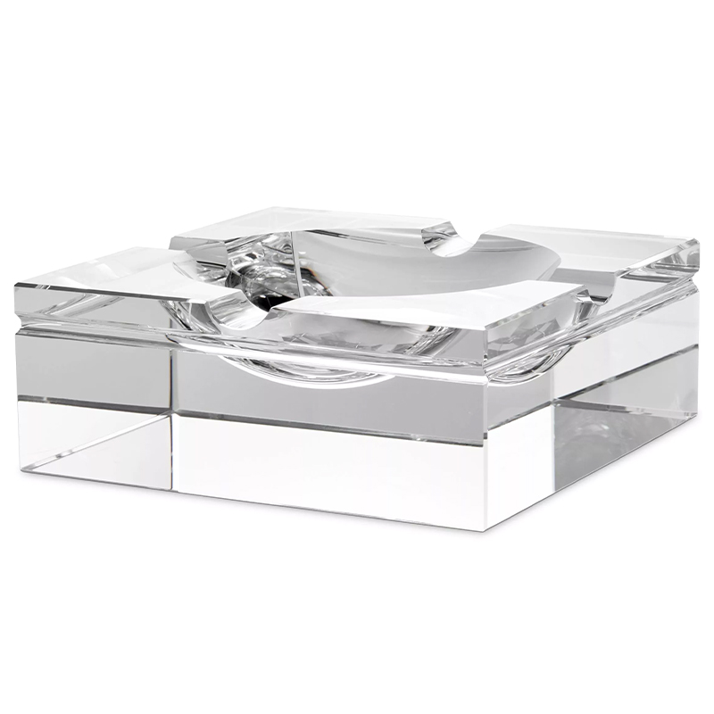 Пепельница Eichholtz Ashtray Acolyte Прозрачное Стекло в Волгограде | Loft Concept 