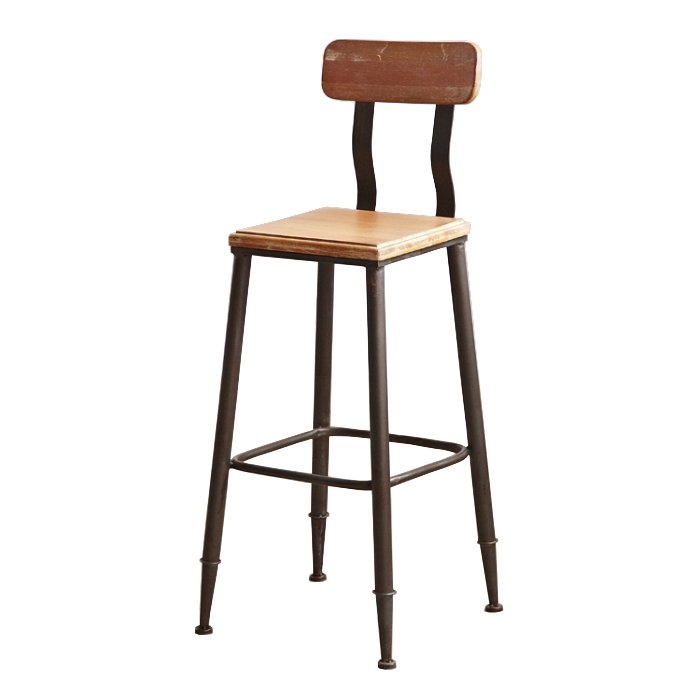 Барный стул Loft Wooden Белый дуб Коричневый Барный стул Loft Wooden Белый дуб Коричневый в Волгограде | Loft Concept