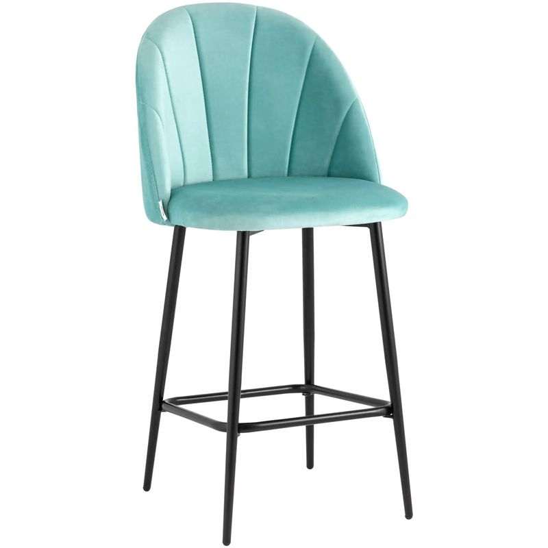 Барный Стул Balsari S Chair Цвет Тиффани Голубой Черный Барный Стул Balsari S Chair Цвет Тиффани Голубой Черный в Волгограде | Loft Concept