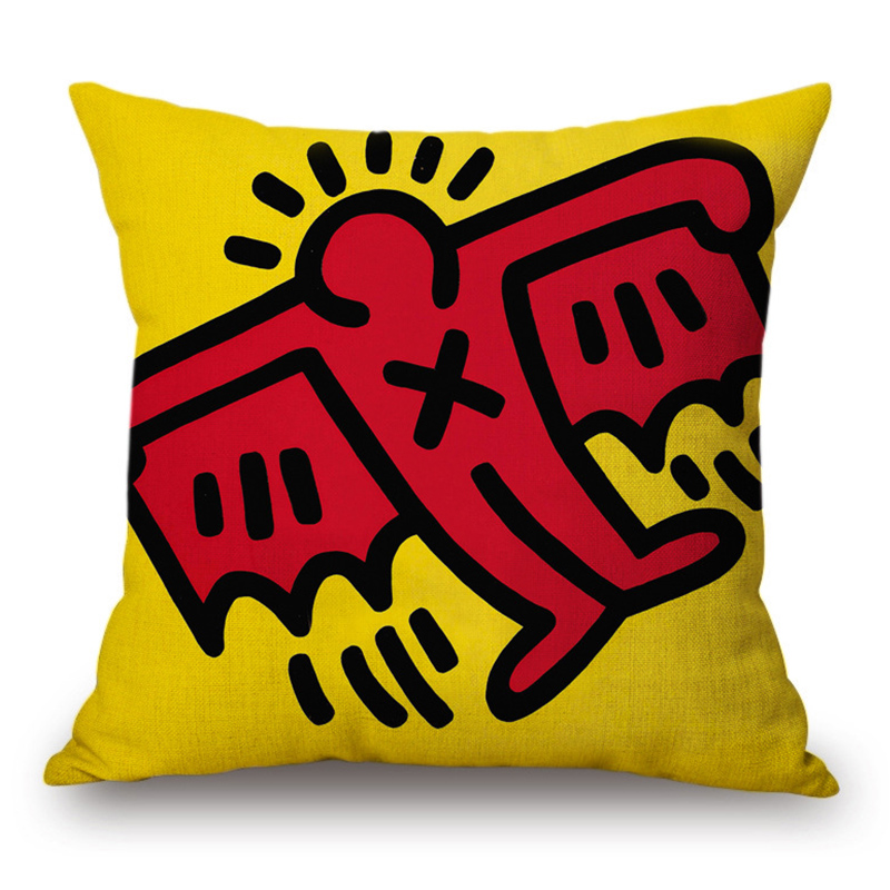 Подушка Keith Haring 18 Мульти в Волгограде | Loft Concept 