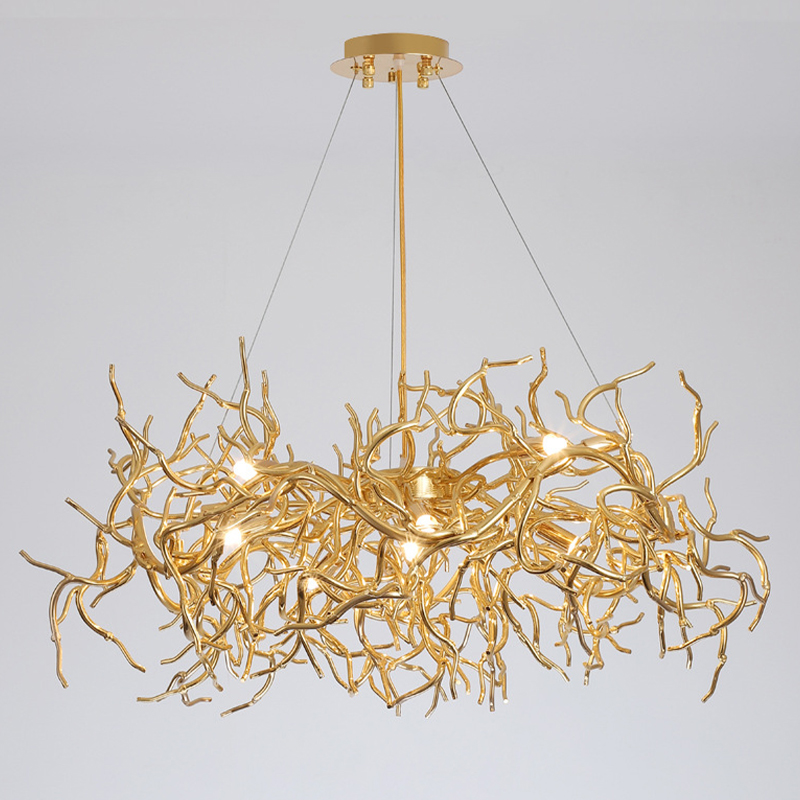 Люстра Felicite Gold Branches Chandelier Золотой Люстра Felicite Gold Branches Chandelier Золотой в Волгограде | Loft Concept