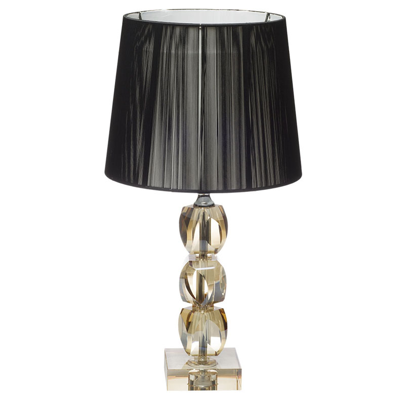 Настольная лампа Gold Crystal Base Table Lamp Черный Настольная лампа Gold Crystal Base Table Lamp Черный в Волгограде | Loft Concept