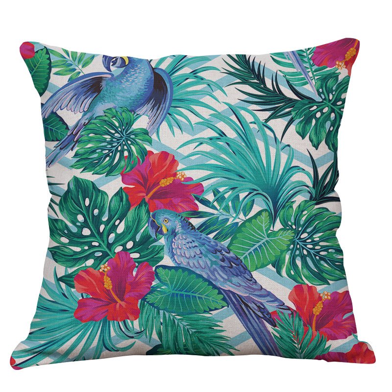 Декоративная подушка Tropical birds Мульти Декоративная подушка Tropical birds Мульти в Волгограде | Loft Concept