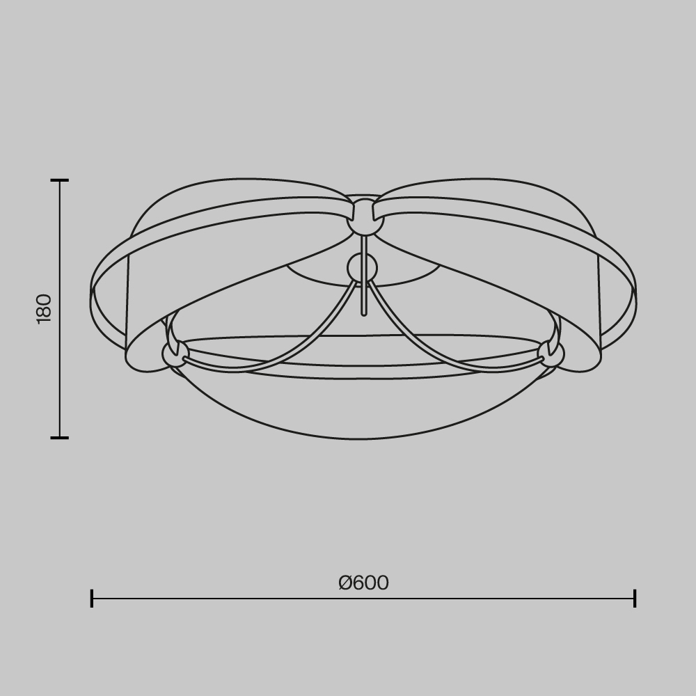 Потолочный светильник Breeze 3000К 45Вт в Волгограде