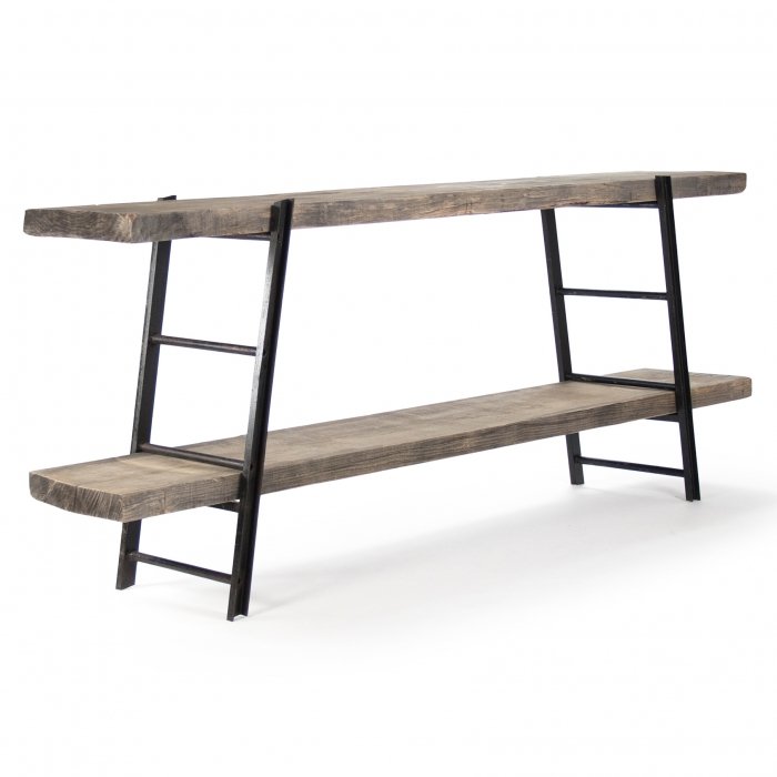 Стеллаж Industrial Iron Rustic Console Стеллаж Industrial Iron Rustic Console в Волгограде | Loft Concept