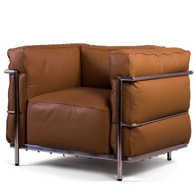 Кресло Le Corbusier LC3 brown Коричневый Кресло Le Corbusier LC3 brown Коричневый в Волгограде | Loft Concept