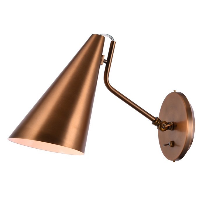 Бра VC light CLEMENTE wall lamp copper Медь Бра VC light CLEMENTE wall lamp copper Медь в Волгограде | Loft Concept