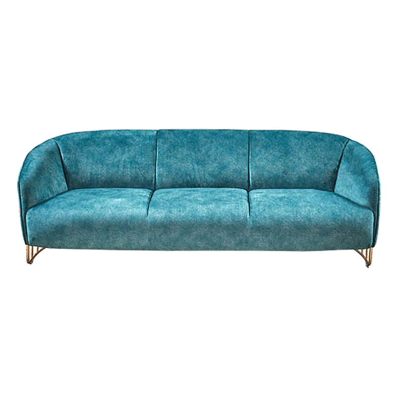 Диван Turquoise Ripples Sofa Бирюзовый Латунь Диван Turquoise Ripples Sofa Бирюзовый Латунь в Волгограде | Loft Concept
