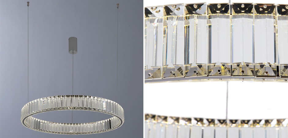 Хрустальная Люстра Crystal Ring Хром Хрустальная Люстра Crystal Ring Хром - Loft-Concept в Волгограде