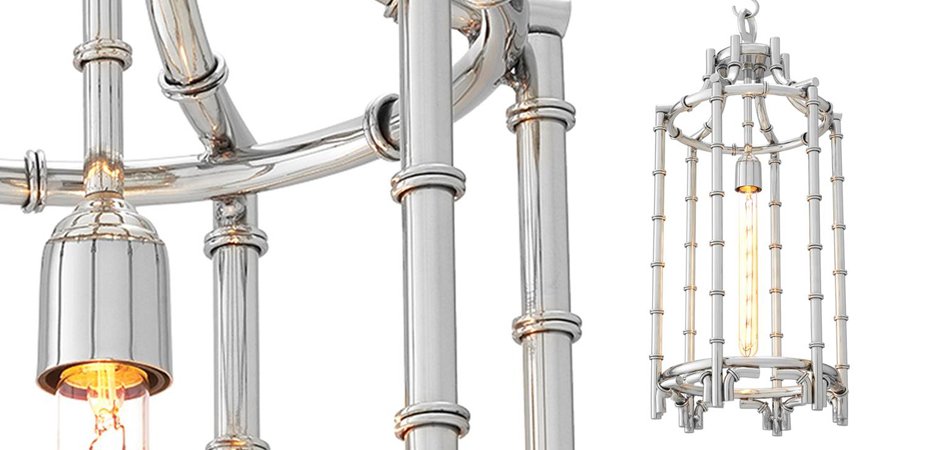 Люстра Eichholtz Lantern Vasco Steel - Loft-Concept в Волгограде