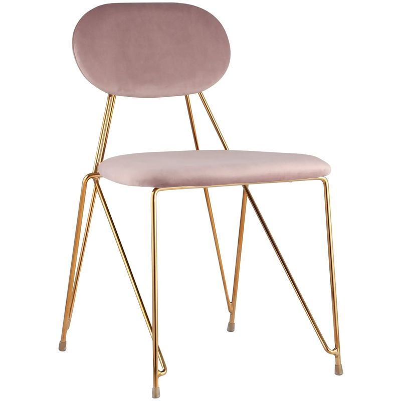Стул Alice Chair Велюр Пастельно-Розовый Розовый пастельный Золотой Стул Alice Chair Велюр Пастельно-Розовый Розовый пастельный Золотой в Волгограде | Loft Concept
