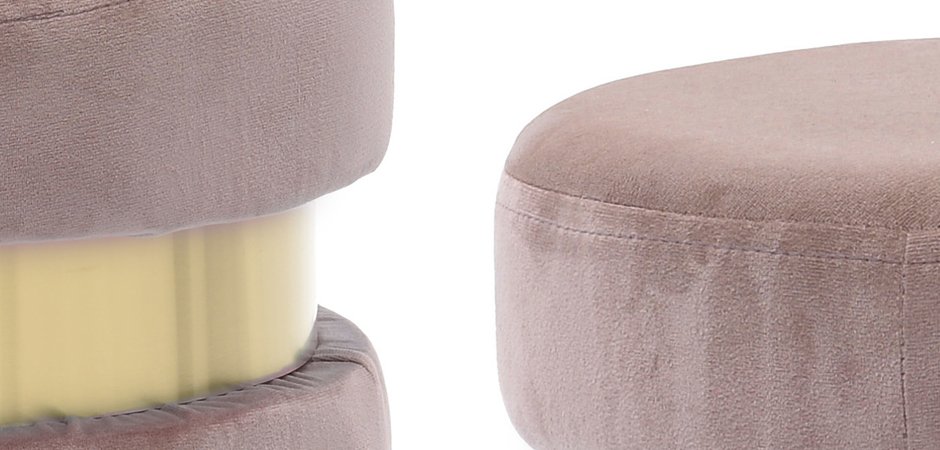Пуф Golden Belt Dusty Rose Пуф Golden Belt Dusty Rose - Loft-Concept в Волгограде