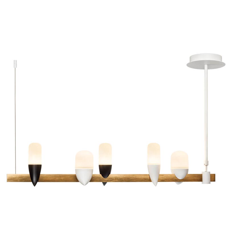 Люстра Ebenezer Chandelier Linear white 85 Белый Латунь Люстра Ebenezer Chandelier Linear white 85 Белый Латунь в Волгограде | Loft Concept
