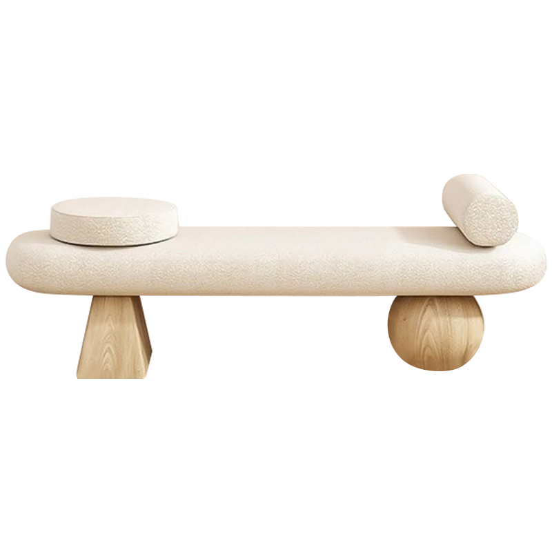Банкетка Hollie Wooden Forms Bench Бежевый Древесина Банкетка Hollie Wooden Forms Bench Бежевый Древесина в Волгограде | Loft Concept