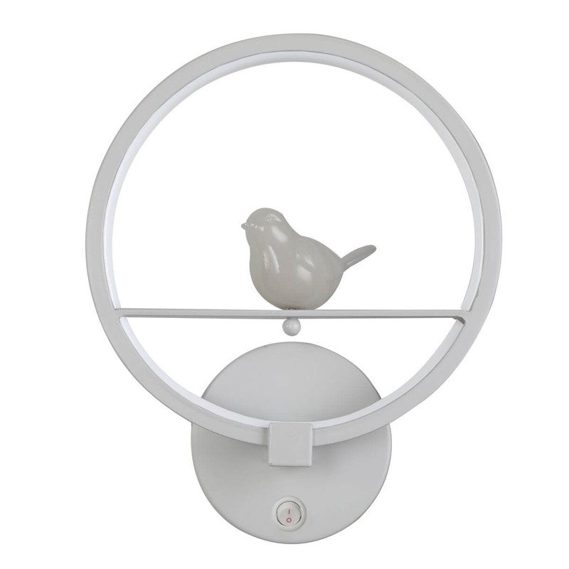 Бра Bird Ring Sconce white Белый Бра Bird Ring Sconce white Белый в Волгограде | Loft Concept