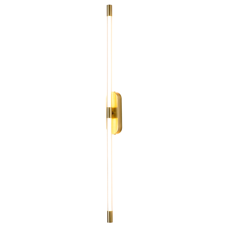 Бра Trumpet tube Double Золотое 80 см Золотой Белый Бра Trumpet tube Double Золотое 80 см Золотой Белый в Волгограде | Loft Concept