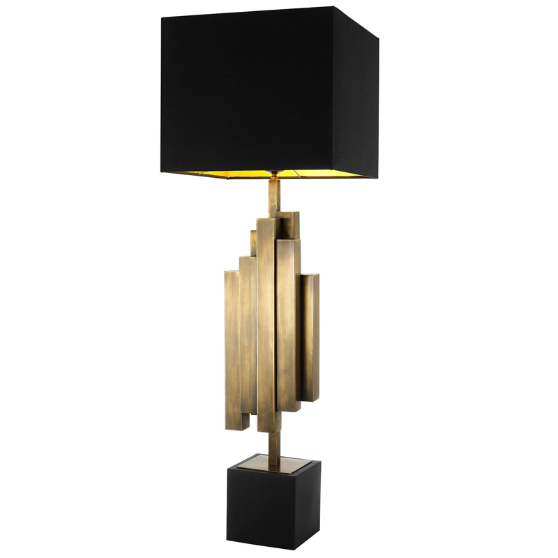 Настольная лампа Eichholtz Table Lamp Beau Rivage Черный Винтажная латунь Настольная лампа Eichholtz Table Lamp Beau Rivage Черный Винтажная латунь в Волгограде | Loft Concept