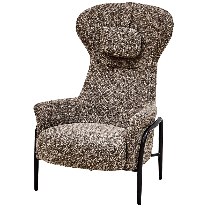 Кресло Alani Chair Черный Коричневый Кресло Alani Chair Черный Коричневый в Волгограде | Loft Concept