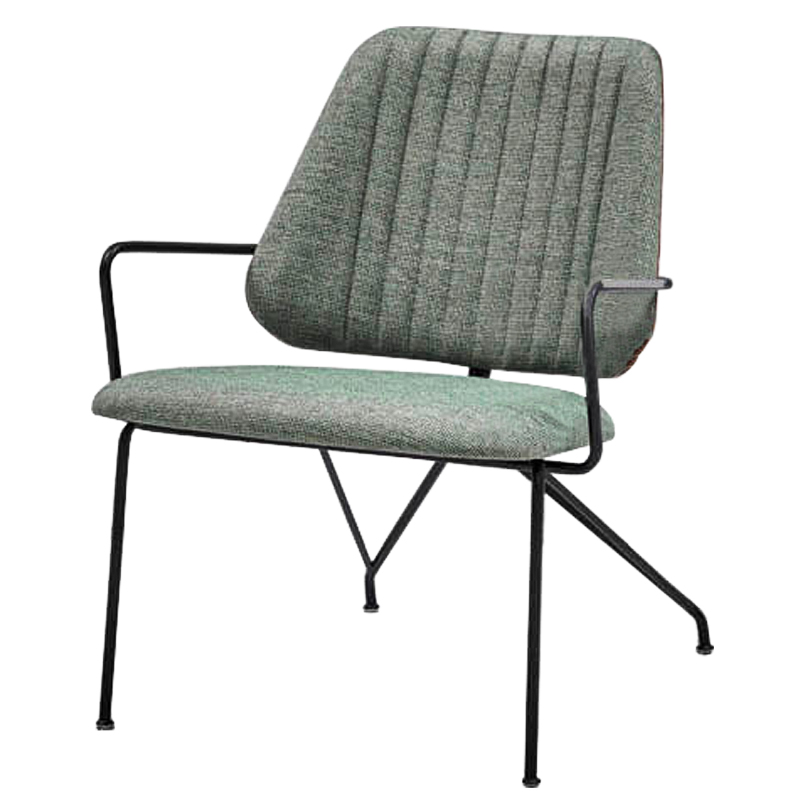 Кресло William Chair Черный Голубой пастельный Карамель Кресло William Chair Черный Голубой пастельный Карамель в Волгограде | Loft Concept