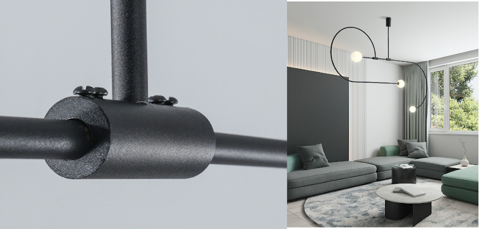 Люстра Fontana Amorosa Three Vortex Black Люстра Fontana Amorosa Three Vortex Black - Loft-Concept в Волгограде