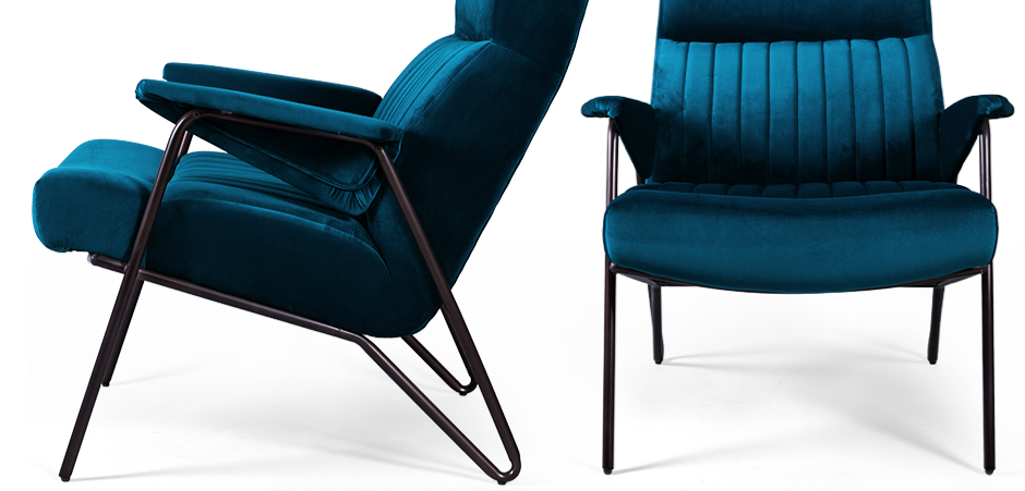 Кресло Solonar blue Кресло Solonar blue - Loft-Concept в Волгограде