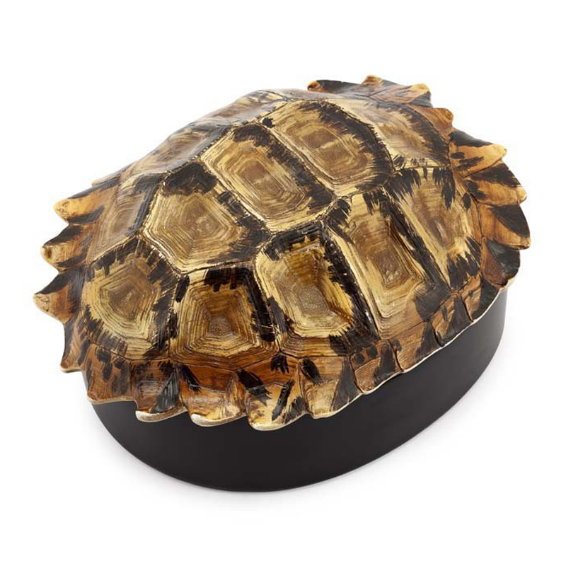 Шкатулка TURTLE BOX DECO Коричневый Черный Шкатулка TURTLE BOX DECO Коричневый Черный в Волгограде | Loft Concept