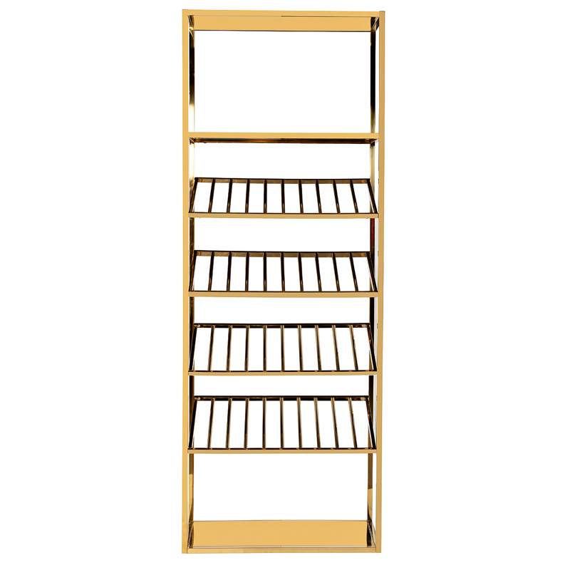 Стеллаж для хранения вина Raul Rack Gold Глянцевое золото Стеллаж для хранения вина Raul Rack Gold Глянцевое золото в Волгограде | Loft Concept