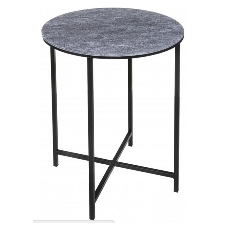 Приставной стол Zermatt Side Table round gray Серый (Gray) Приставной стол Zermatt Side Table round gray Серый (Gray) в Волгограде | Loft Concept