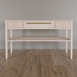 Дизайнерская Консоль с полкой и ящиком Primo Светлый дуб варинант исполнения - 1 | Loft Concept в Волгограде