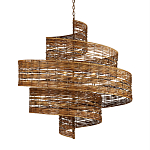 Люстра фактурная в виде спирали Enveloping Art варинант исполнения - 1 | Loft Concept в Волгограде