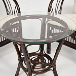 Комплект уличной мебели из ротанга Serenity Dark Brown варинант исполнения - 4 | Loft Concept в Волгограде