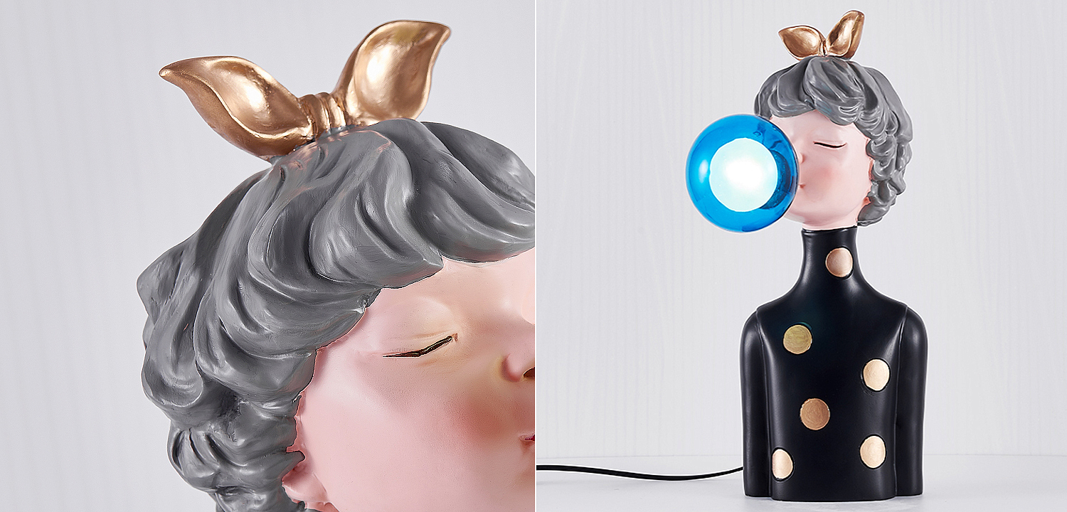 Настольная лампа Bubble Gum Table Lamp blue Настольная лампа Bubble Gum Table Lamp blue - Loft-Concept в Волгограде