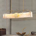 Люстра прямоугольная из фактурного стекла Chandelier Beam варинант исполнения - 6 | Loft Concept в Волгограде