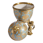 Шкатулка на величественных львах из фарфора с бронзовыми элементами Eden Garden варинант исполнения - 2 | Loft Concept в Волгограде