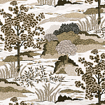 Ткань Velours landscape Beige пейзах N 1190 варинант исполнения - 2 | Loft Concept в Волгограде