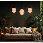 Подвесной светильник светодиодный с плафоном сферической формы Stone Helios варинант исполнения - 1 | Loft Concept в Волгограде