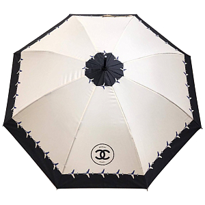 Зонт раскладной CHANEL дизайн 015 Бежевый цвет