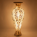 Торшер из перламутра в виде вазы Indonesian Vase варинант исполнения - 2 | Loft Concept в Волгограде