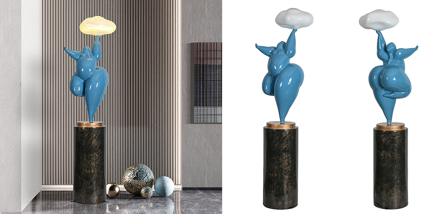 Торшер In The Clouds Blue Floor Lamp Торшер In The Clouds Blue Floor Lamp - Loft-Concept в Волгограде