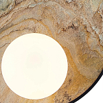 Бра круглое с каменным диском в металлической раме Sandstone Painting варинант исполнения - 3 | Loft Concept в Волгограде