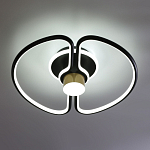 Потолочный светильник черного цвета круглой формы Luke Lampco Tracer Lamp варинант исполнения - 2 | Loft Concept в Волгограде