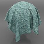 Мебельная ткань Шенилл бирюзовый цвет 142 см T4-61 варинант исполнения - 12 | Loft Concept в Волгограде