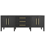 Большая VT-тумба Primo шпон Черный дуб варинант исполнения - 1 | Loft Concept в Волгограде