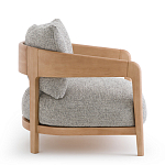 Кресло с каркасом из массива ясеня Deniaud Ash Grey Armchair варинант исполнения - 4 | Loft Concept в Волгограде