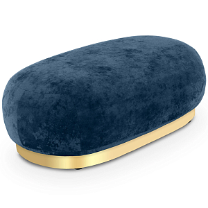 Длинный овальный пуф Ambrose Soft Oval Pouf