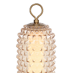 Настольная лампа с факутрным стеклянным плафоном Sonora варинант исполнения - 3 | Loft Concept в Волгограде